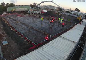 Rutherford Concrete pour