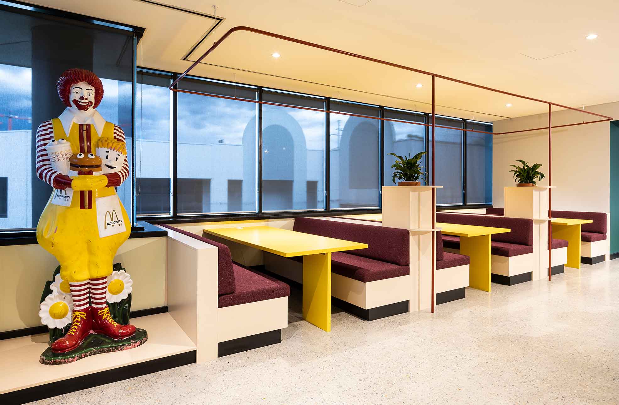 Office refurbishment with Ronald McDonald and restaurant style seating